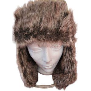 BDG Winter Hat One Size Unisex Ski Hat Faux Fur Aviator style